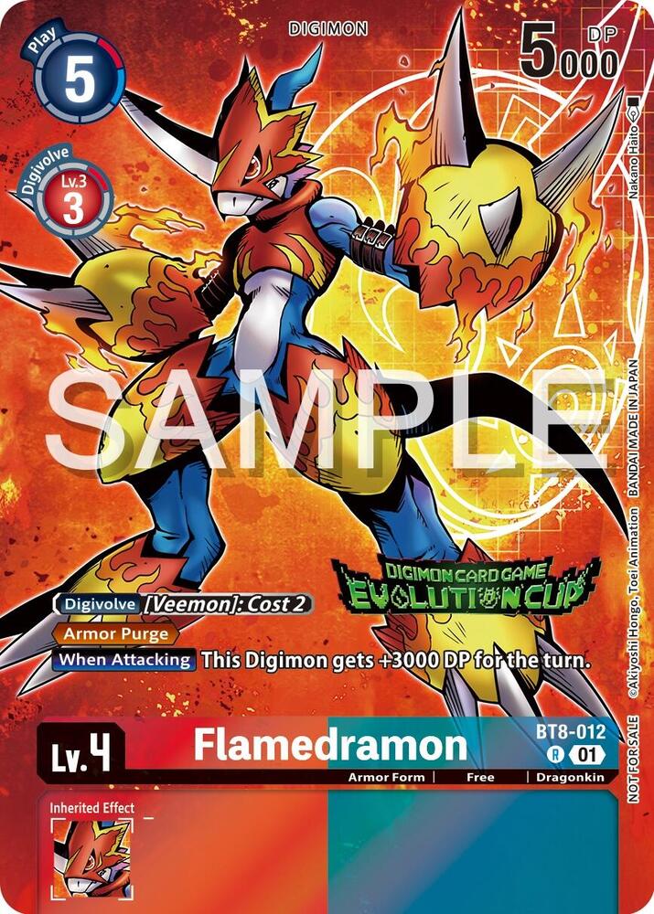 Flamedramon - BT8-012 (2024 Evolution Cup) - New Awakening