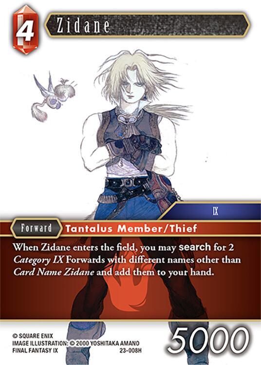 Zidane - Hidden Trials - Final Fantasy TCG - TCGplayer.com