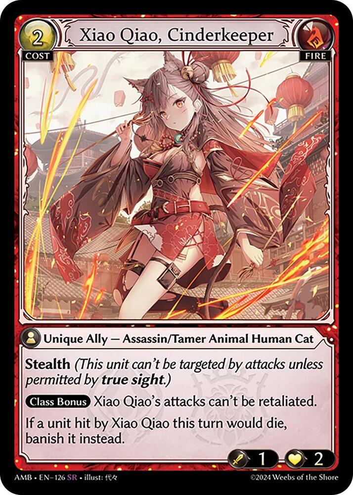 Xiao Qiao, Cinderkeeper - Mortal Ambition - Grand Archive TCG