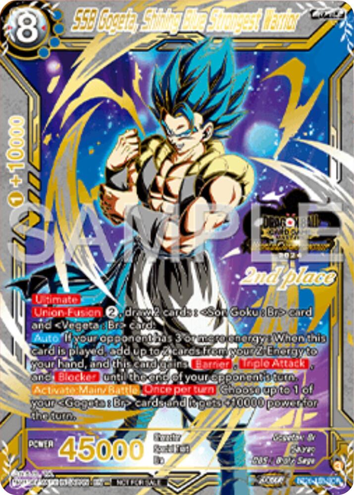 SSB Gogeta, Shining Blue Strongest Warrior (2nd Place