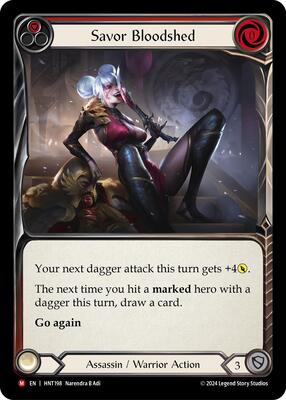 Savor Bloodshed - The Hunted - Flesh and Blood TCG - TCGplayer.com
