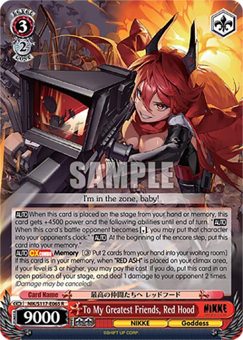 To My Greatest Friends, Red Hood - GODDESS OF VICTORY: NIKKE