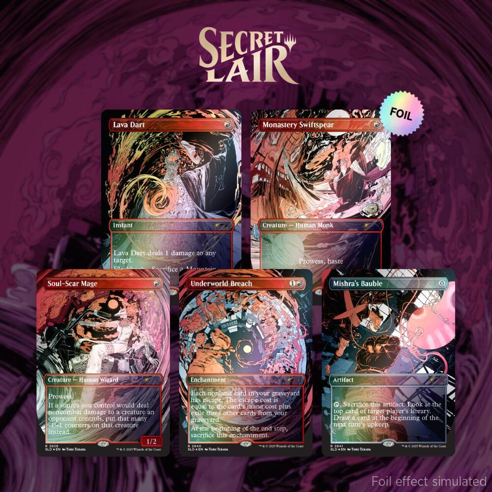 Secret Lair Drop: vroooOOOMMMMMM! - Rainbow Foil Edition - Secret