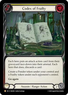 Codex of Frailty - High Seas - Flesh and Blood TCG - TCGplayer.com