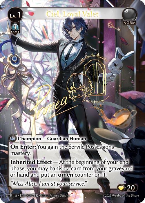 Ciel, Loyal Valet (CSR) - Distorted Reflections - Grand Archive