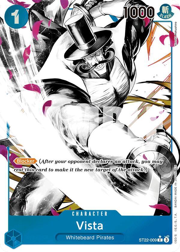 Vista (Parallel) - Starter Deck 22: Ace & Newgate - One Piece Card