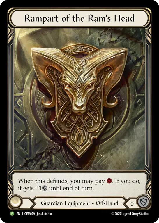 Rampart of the Ram's Head - GEM Pack 3 - Flesh and Blood TCG