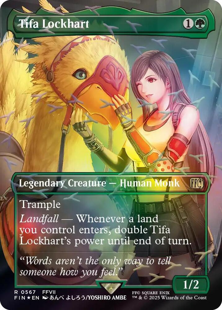 Tifa Lockhart (Borderless) (Chocobo Track Foil) - FINAL FANTASY