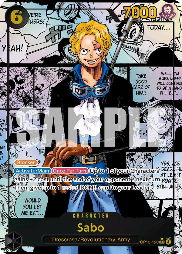 Sabo (120) (Super Alternate Art) - Carrying On His Will - One