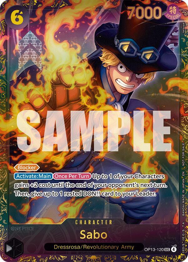 Sabo (Store Treasure Cup 2025) - One Piece Promotion Cards - One