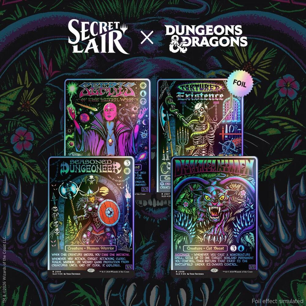 Secret Lair Drop: Secret Lair x Dungeons & Dragons: Black Lights