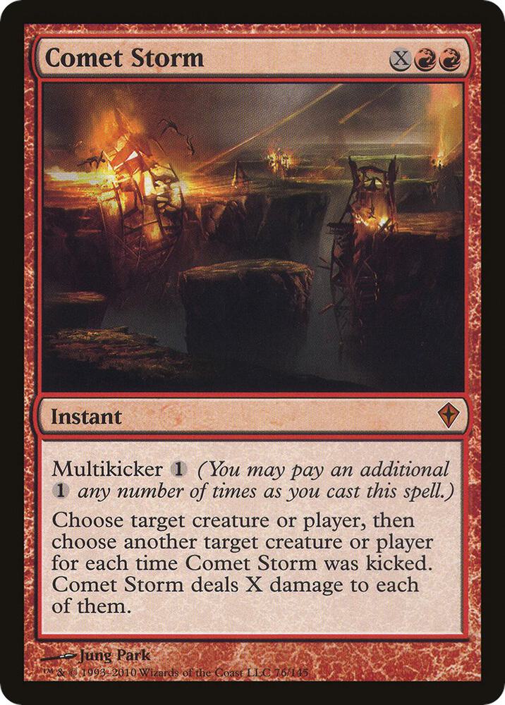 Comet Storm (Worldwake) - Oversize Cards - Magic: The Gathering