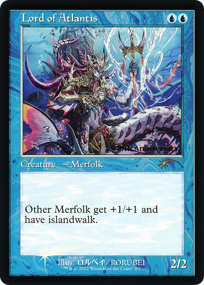 Lord of Atlantis (Retro Frame) - 30th Anniversary Promos - Magic