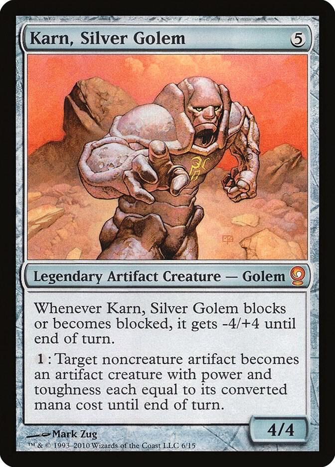 Karn, Silver Golem - From the Vault: Relics - Magic: The Gathering