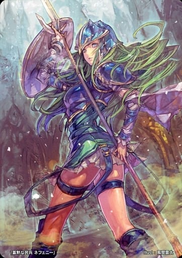 TCG Fire Emblem 0 (Cipher)/☆Marker Card]寡黙な民兵 ネフェニー