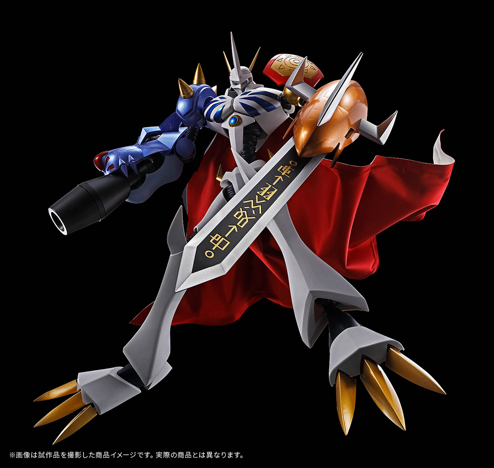 超巨大アクションフィギュアで聖騎士降臨！「DYNACTION オメガモン」ご