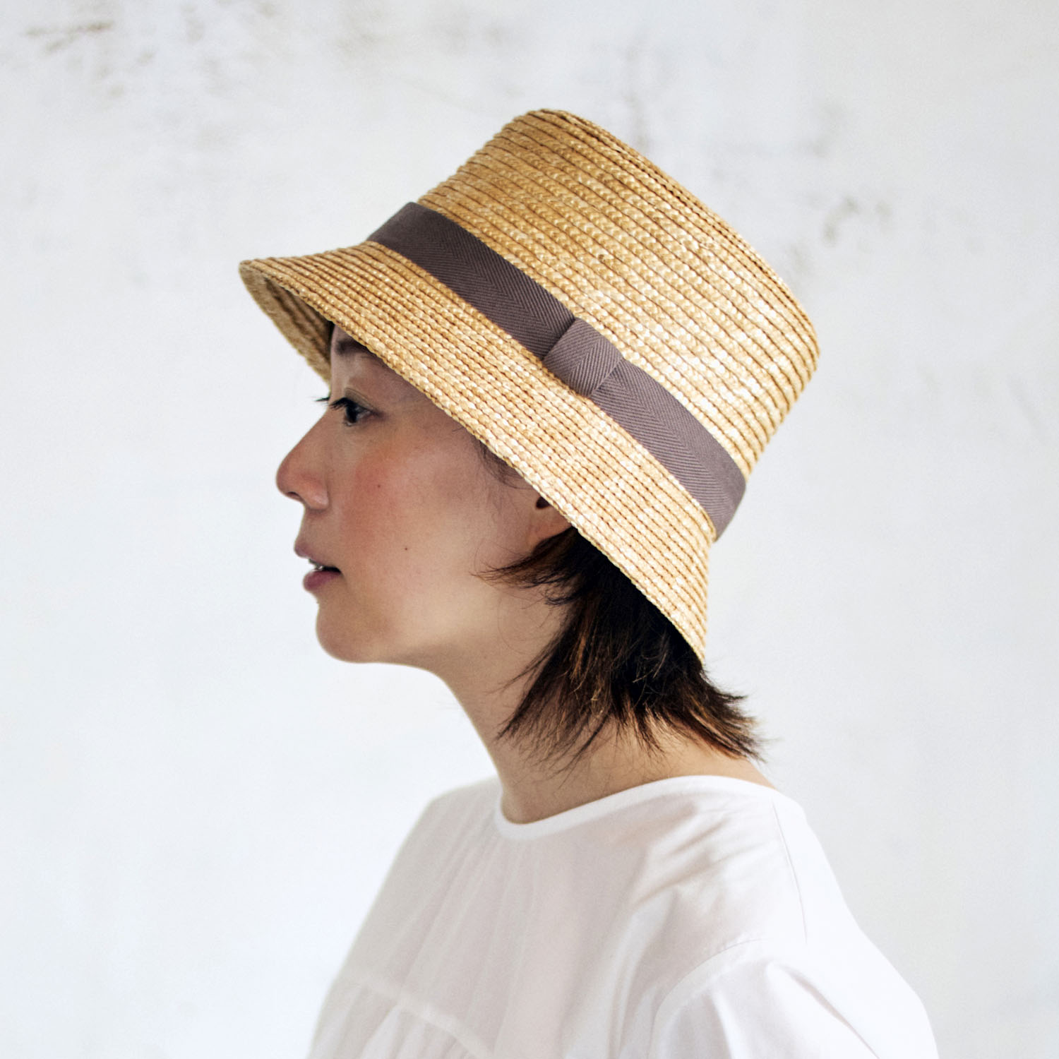田中帽子店Bucket（バケット）麦わら バケットハット 婦人用帽子 田中