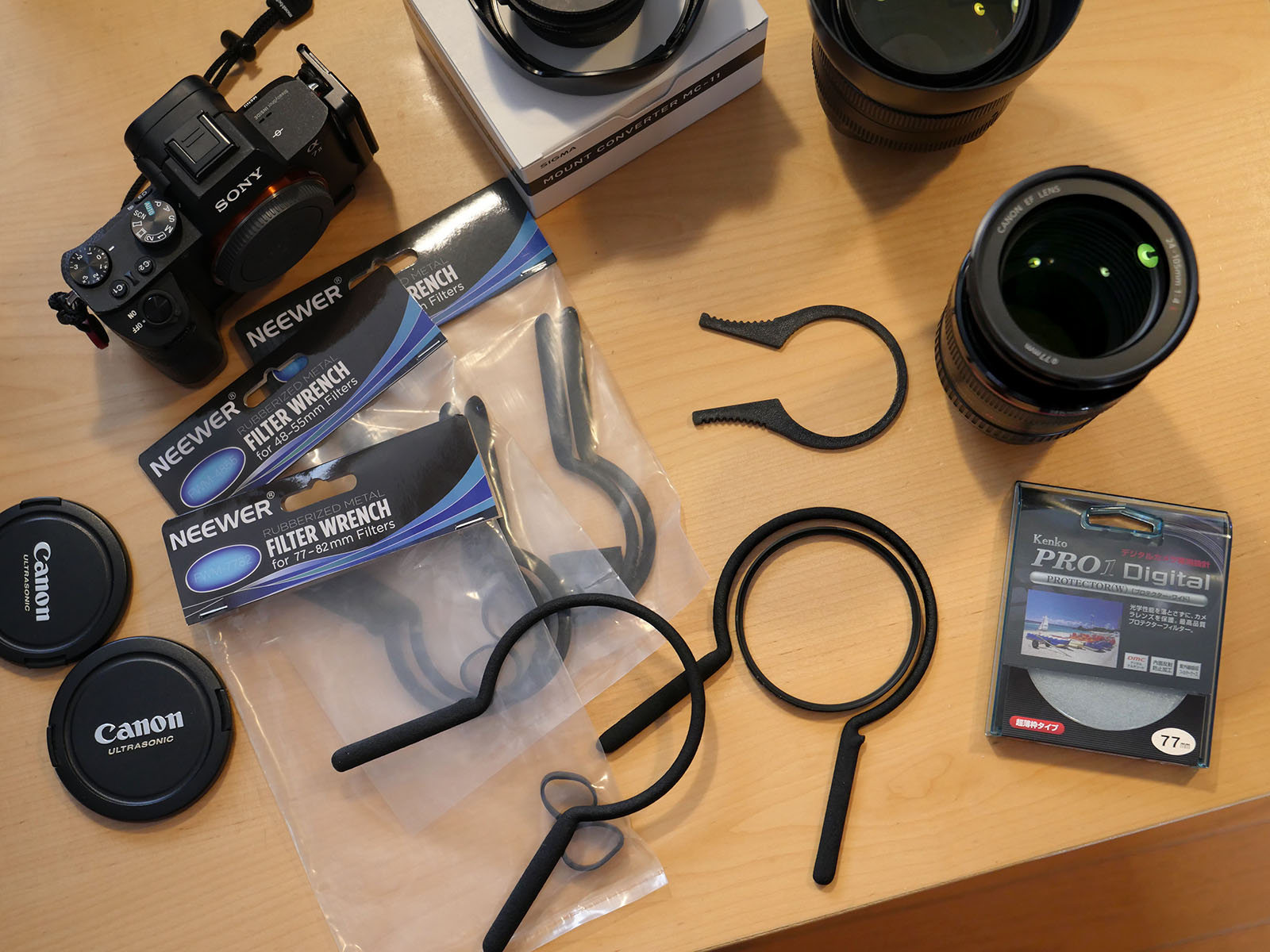 SIGMA MC-11 レンズマウント変換アダプタ ： Canon EFレンズ × Sony α