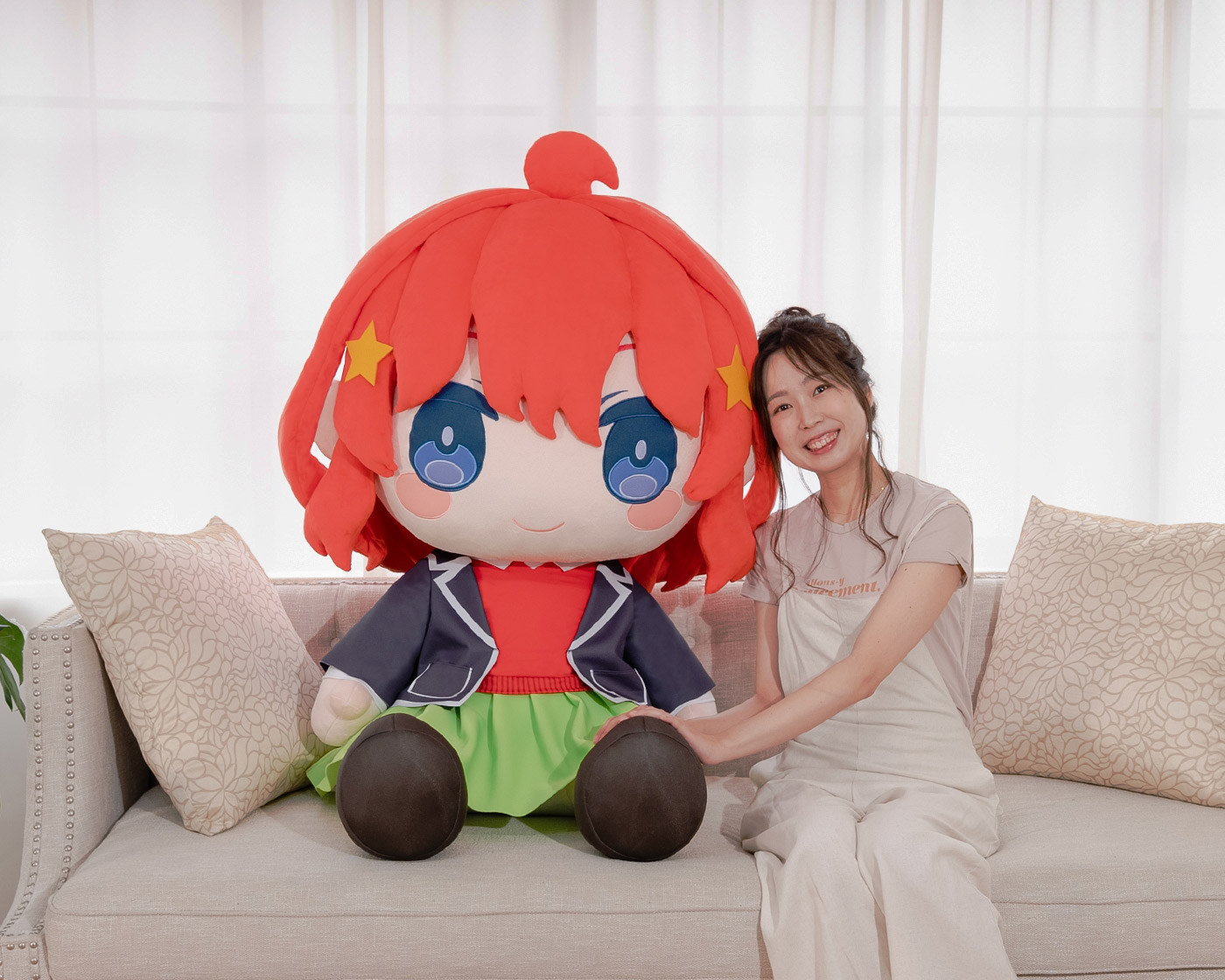 どきゅーと 映画「五等分の花嫁」 超特大ぬいぐるみ 中野五月｜TAITO