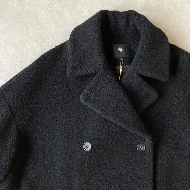 maison de soil RECYCLE BOA WOOL DOUBLE OVER COAT