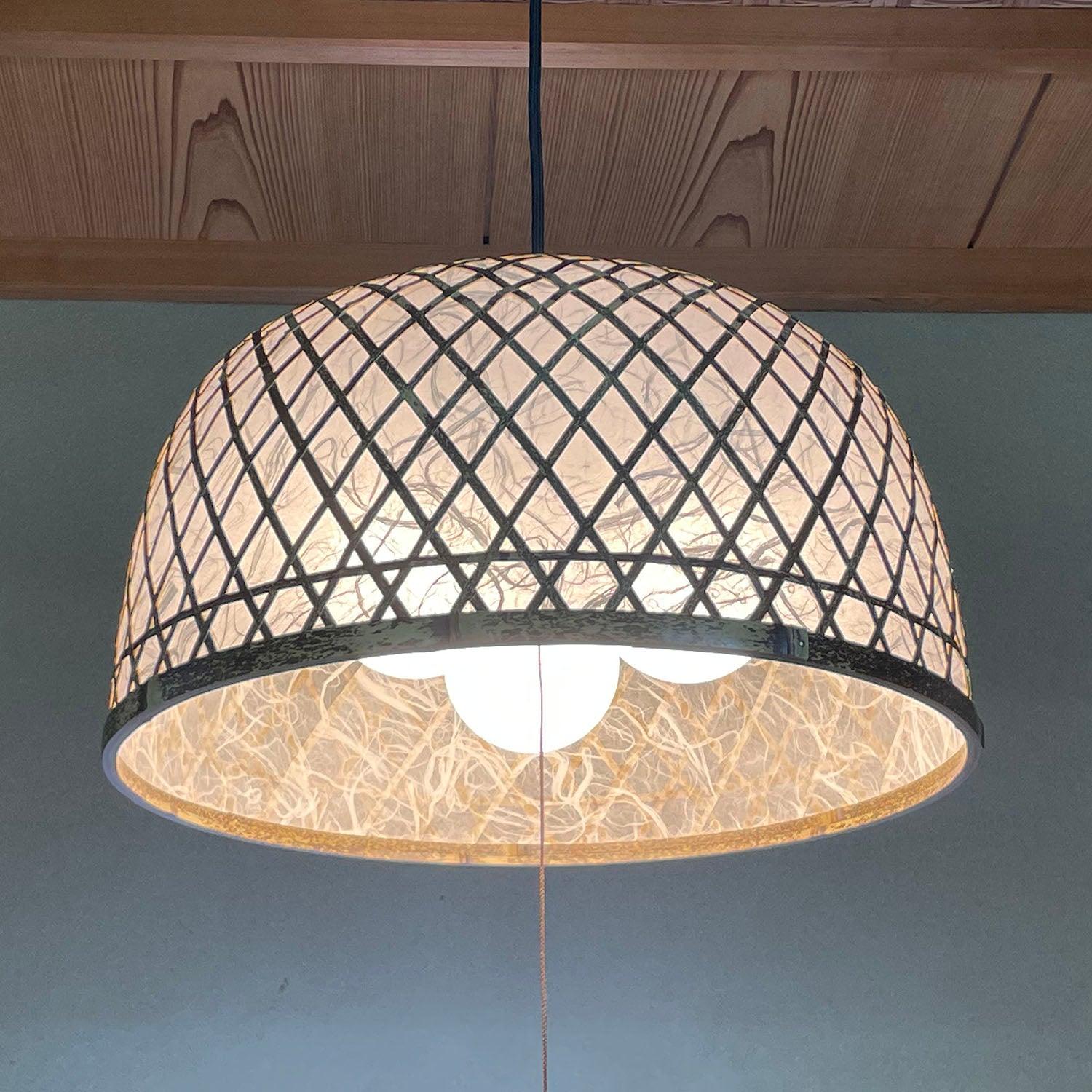ドーム | 竹細工照明 ペンダントライト – 竹良 - 竹細工照明 -