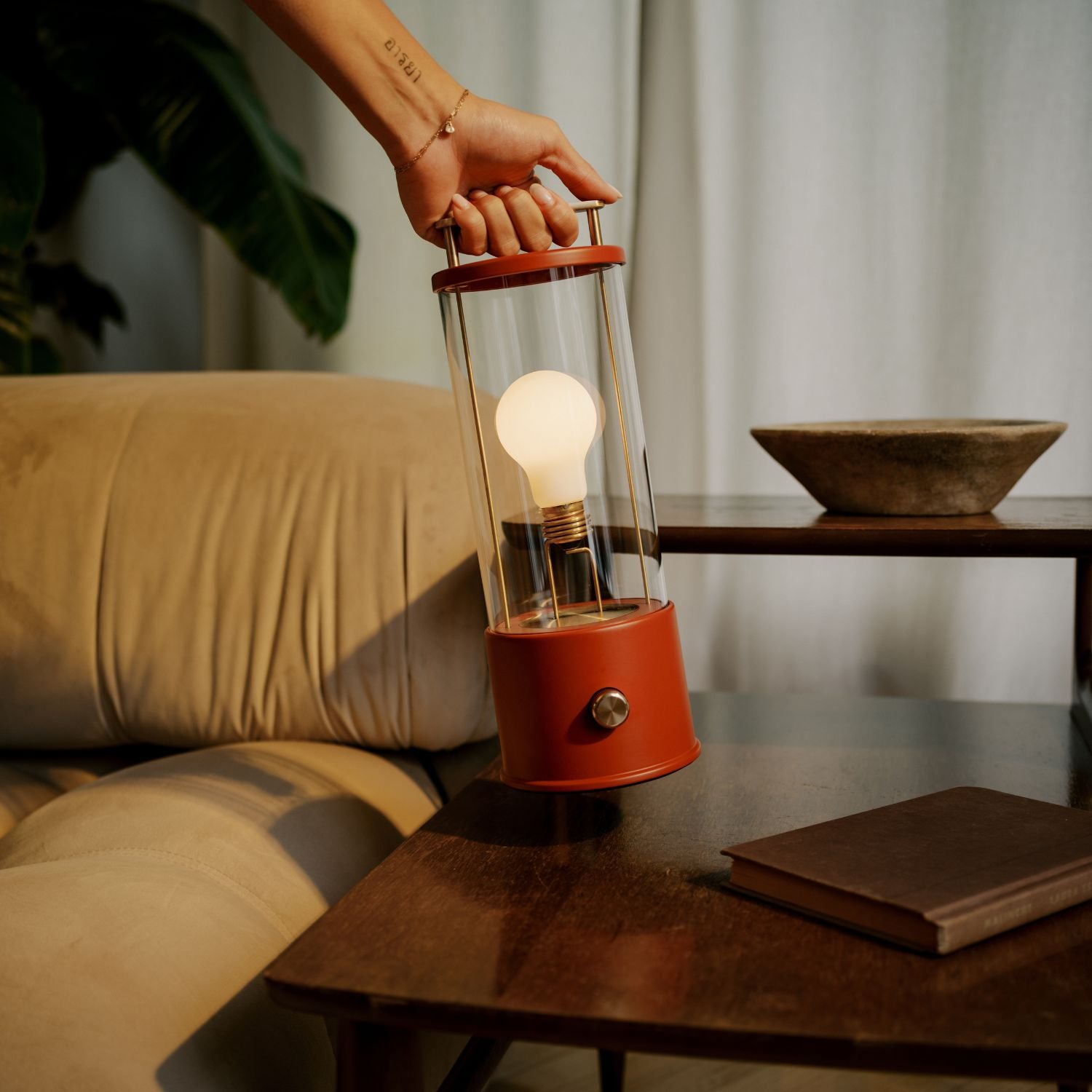 The Muse Portable Lamp in Pomona Red | Table Lamps | Tala – Tala US