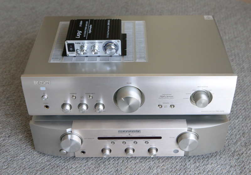 おすすめ入門用アンプ聴き比べてみました。 DENON PMA-390RESP MARANTZ