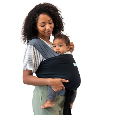 Moby Easy-Wrap Baby Carrier - Charcoal/Black : Target