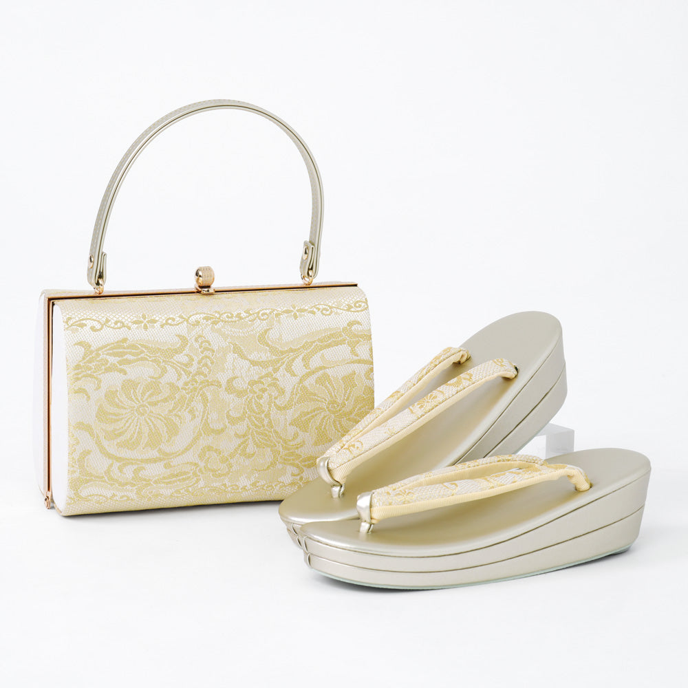 草履バッグセット 礼装 西陣織 帯地 【 草履 バッグ 着物 セット 和装