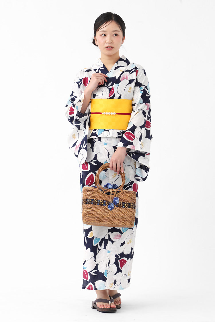 二部式浴衣 作り帯 2点 セット セパレートタイプ 簡単 着付け 【 2025