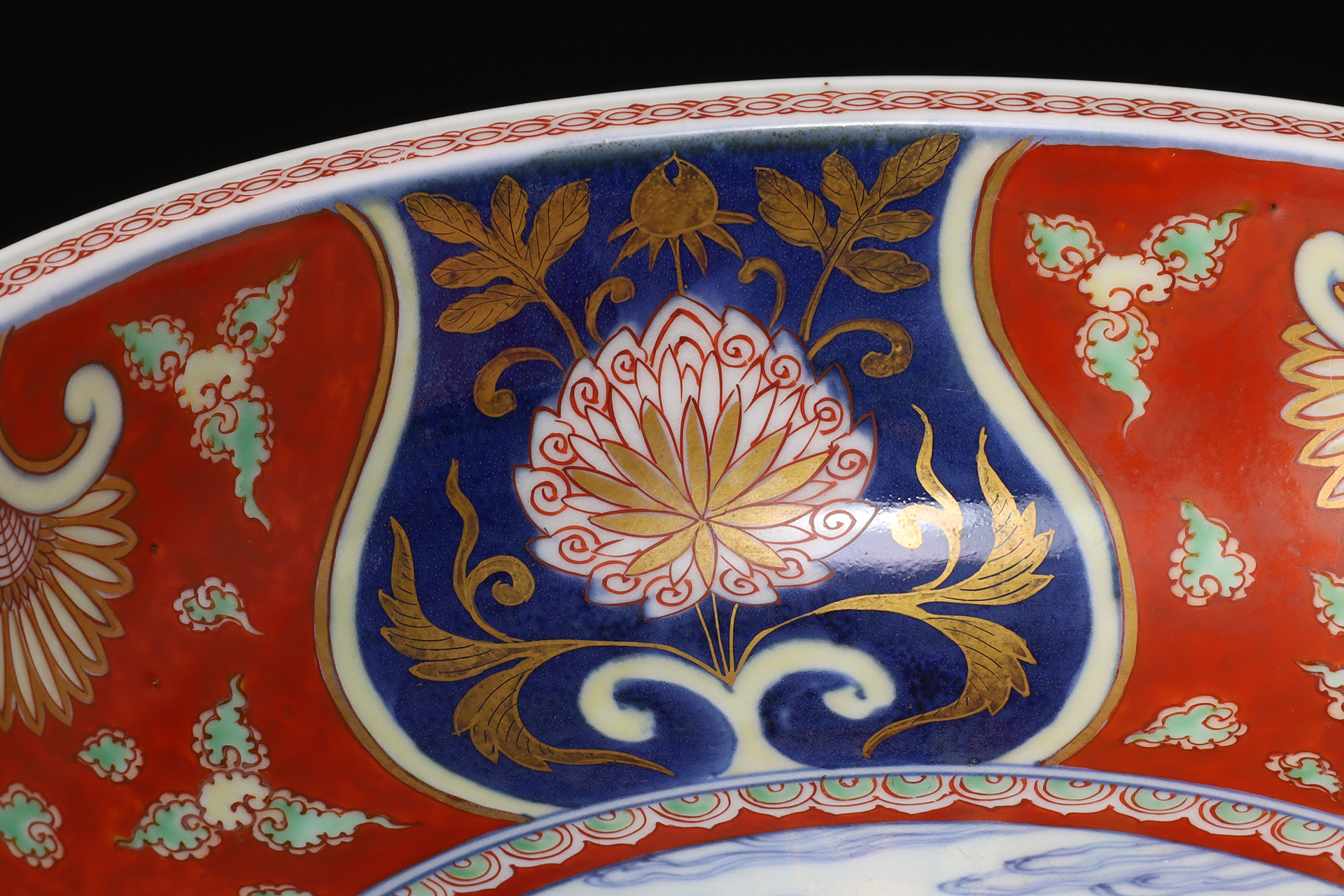 古伊万里色絵荒磯文鉢（江戸時代） - 天平堂（TENPYODO）