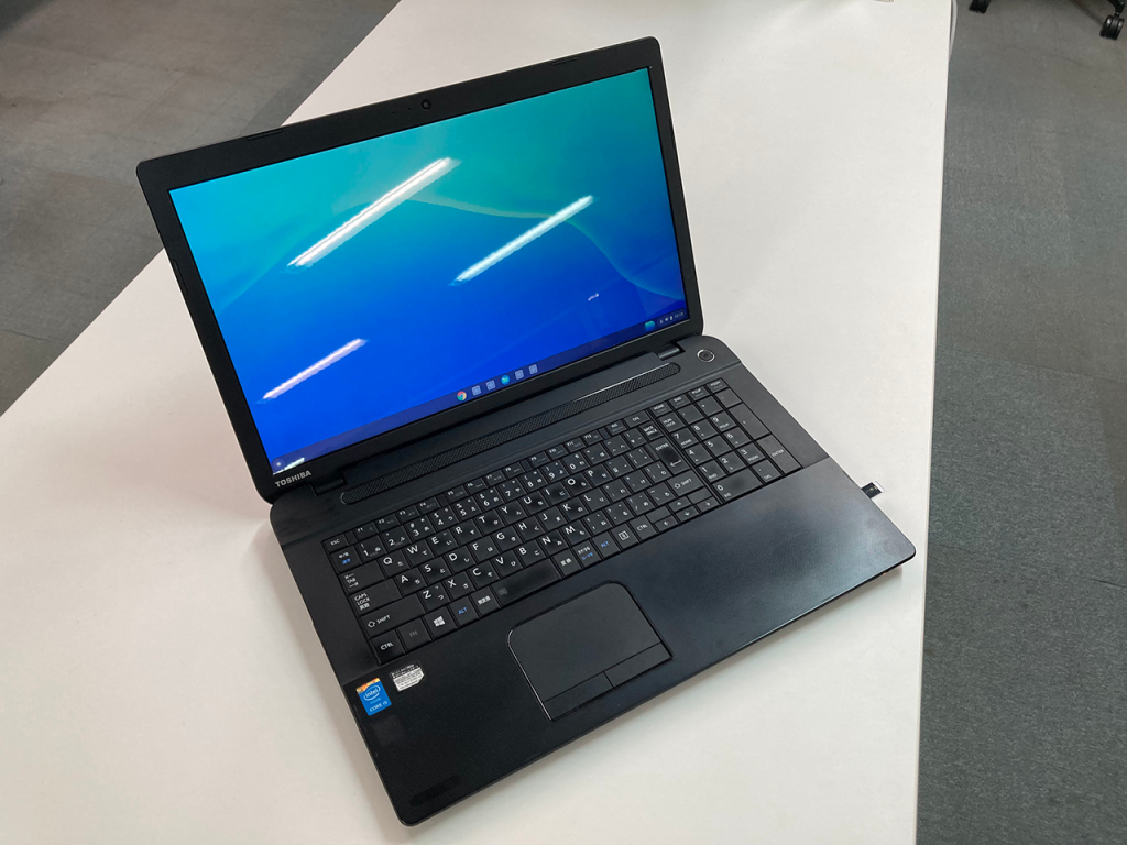 Chrome OS FlexをTOSHIBA dynabook TB57/NBにインストールして動作検証