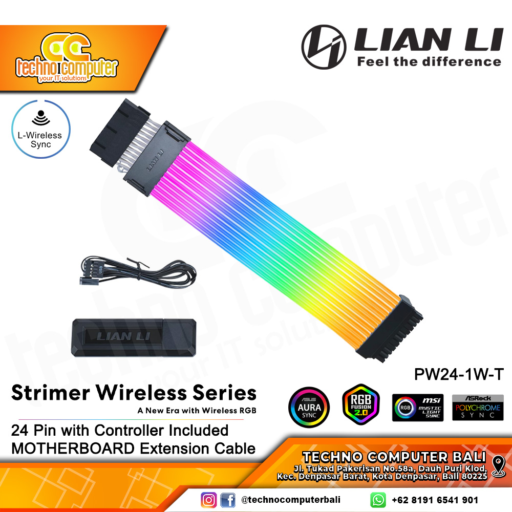 LIAN LI STRIMER Wireless 24-PIN with Controller - Motherboard