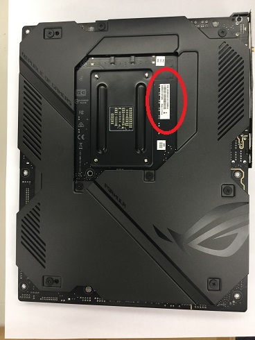 Tekwindサポート提供製品 関連FAQ - ASUS製品のシリアルナンバーは