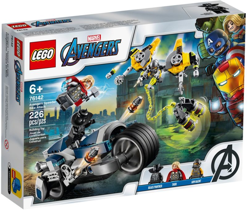 Lego- Superheroes 76142 Avengers Speeder Bike Attack - Teton Toys
