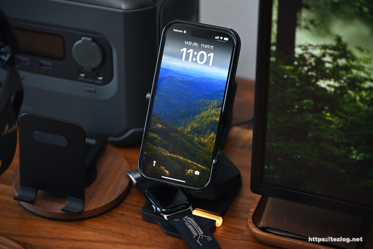 Aulumu M01 レビュー。Qi2対応 4in1 ワイヤレス充電器 。呼吸するよう