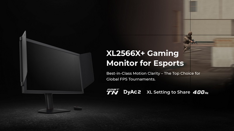 BenQ ZOWIE XL2566X+ Announced with 400Hz TN Film Panel and DyAc 2