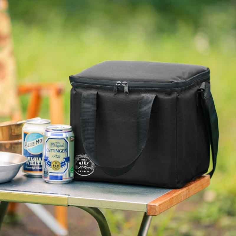 24H 極厚断熱素材が氷をキープ！ 超保冷バッグBOOK BLACK COLOR