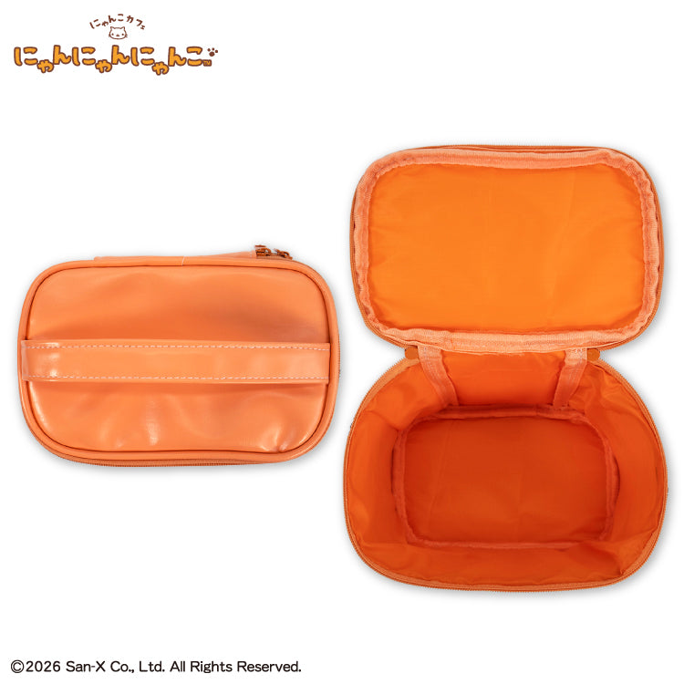 二次予約】にゃんにゃんにゃんこ コラボ バニティポーチ – サンキュー