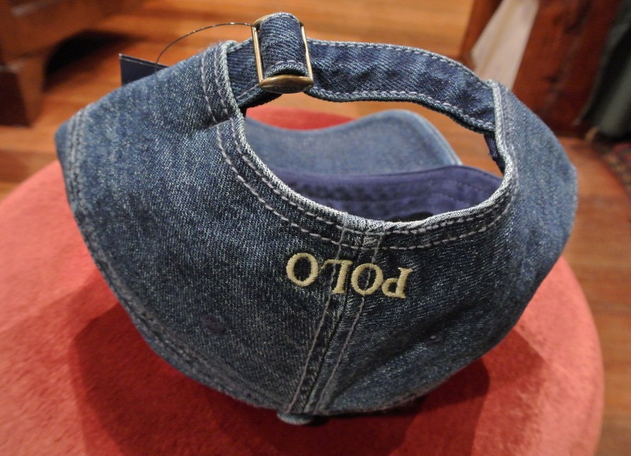 クリックポスト198円も可】ポロラルフローレン デニム キャップ