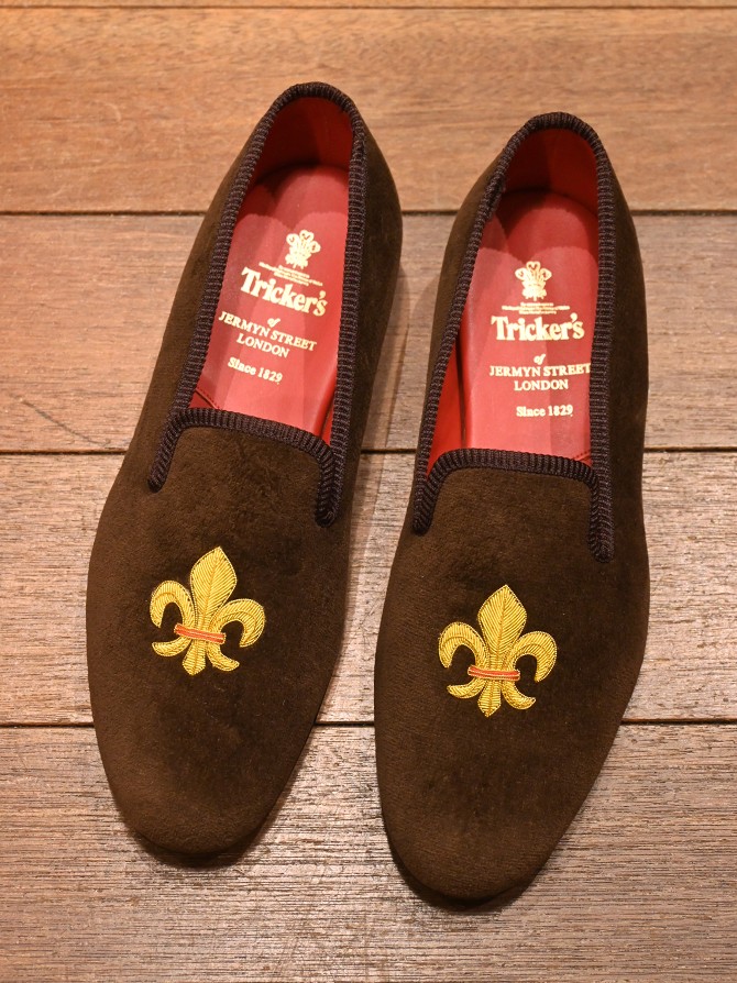 箱入り未使用品 Tricker's (トリッカーズ）CHURCHILL FLEUR DE LYS