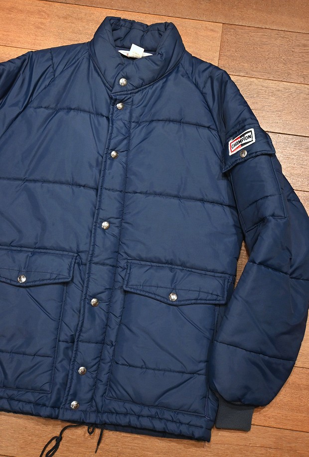 USED) 70s CHAMPION SPARK PLUG オフィシャル 中綿レーシング