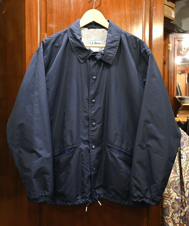 80-90s VTG/USED L.L BEAN LLビーン コーチジャケット (NAVY/Lくらい