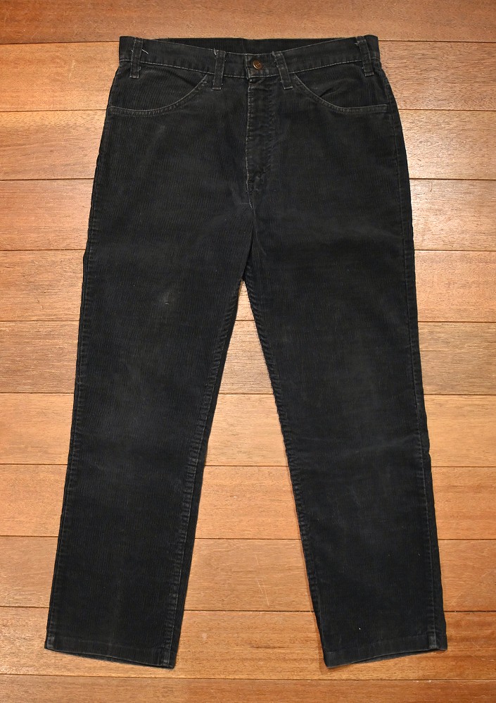 87 Levi's 519-1558 コーデュロイパンツ(BLACK/表記W33 実寸W32 L27.5
