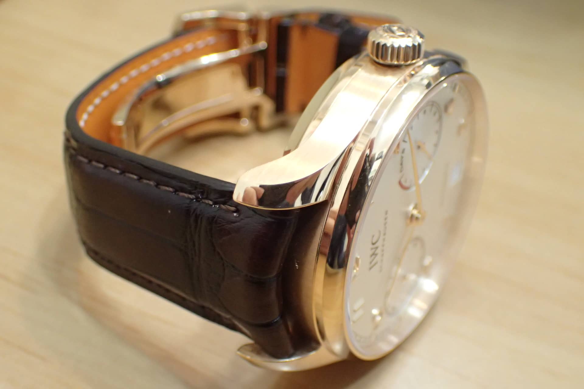 中古品【IWC】インターナショナル ポルトギーゼ 7DAYS IW500701 K18RG