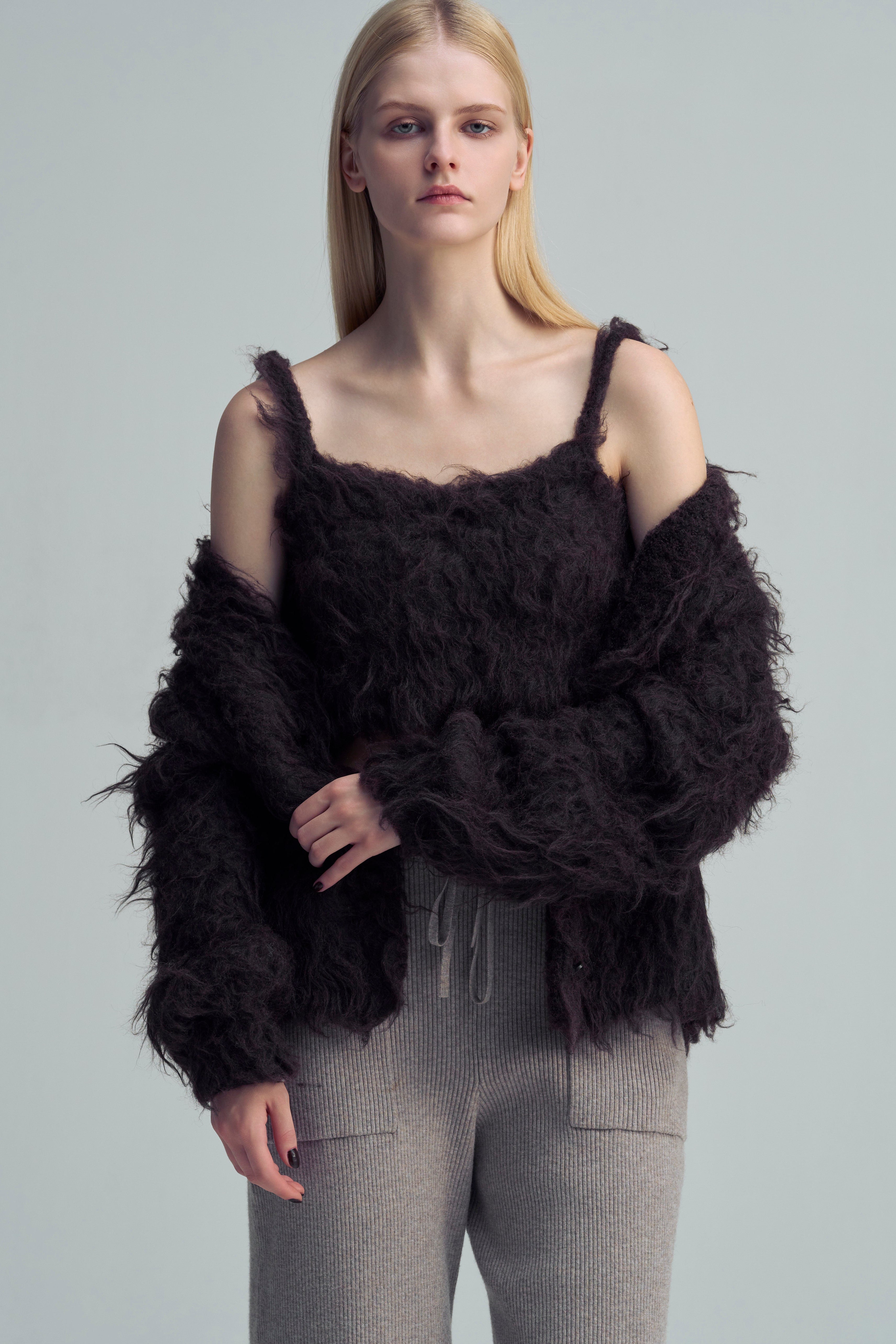 Westminster Shaggy Cardigan – THE TOÉ