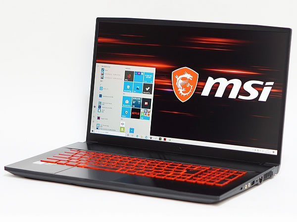 MSI GF75 Thin(第10世代CPU,GTX 1650Ti,2020年4月モデル)レビュー