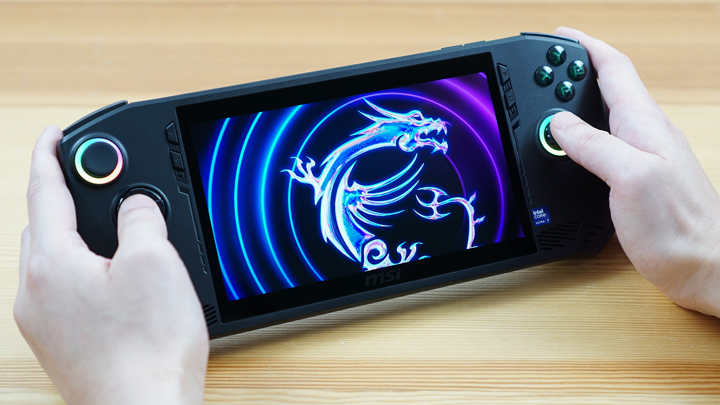 MSI Claw A1Mの実機レビュー - Core Ultra搭載のポータブルゲーミング