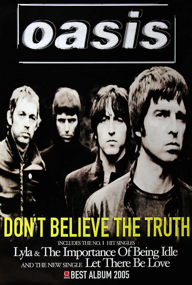 Oasis poster - Don't believe the truth – Original Poster Shop
