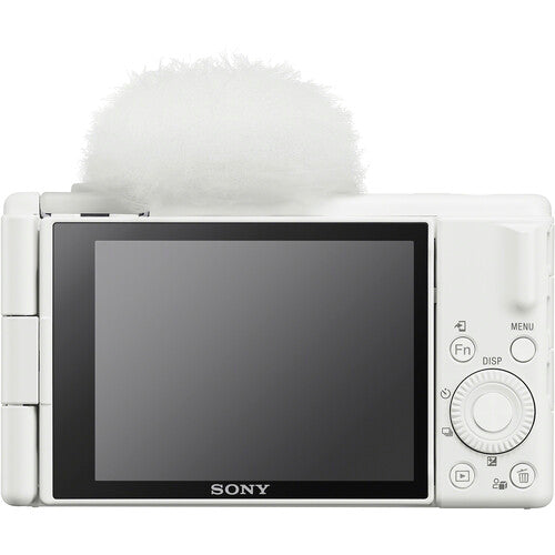 Sony ZV-1 II Digital Camera (White) with Vlogger Accessory Kit